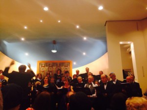 The Zemel choir at Belsize Square, March 2014